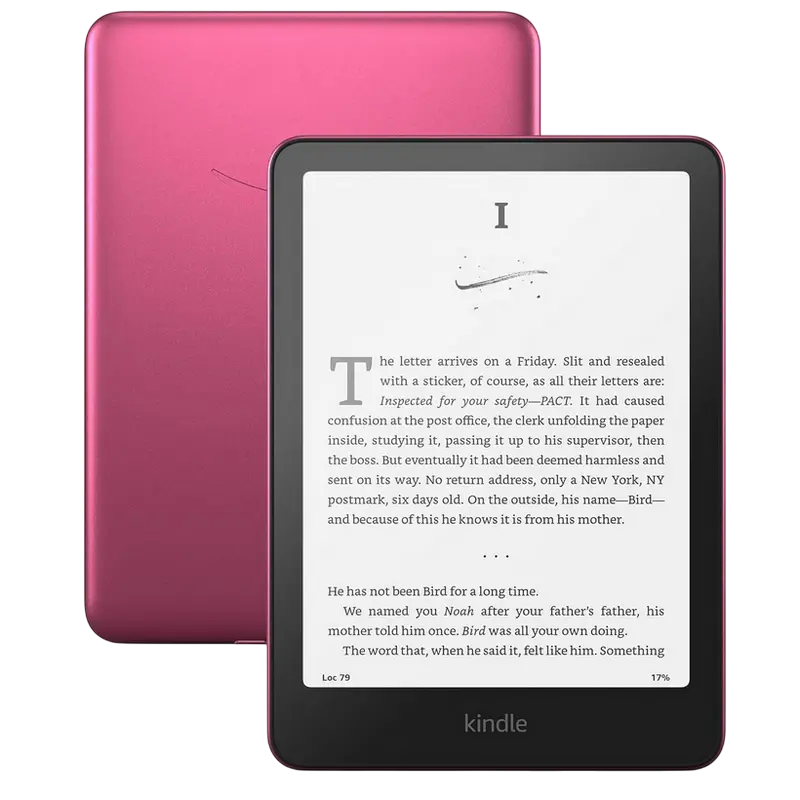 Электронная книга Amazon Kindle Paperwhite (12th Gen) 2024 Signature Edition, Metallic Raspberry