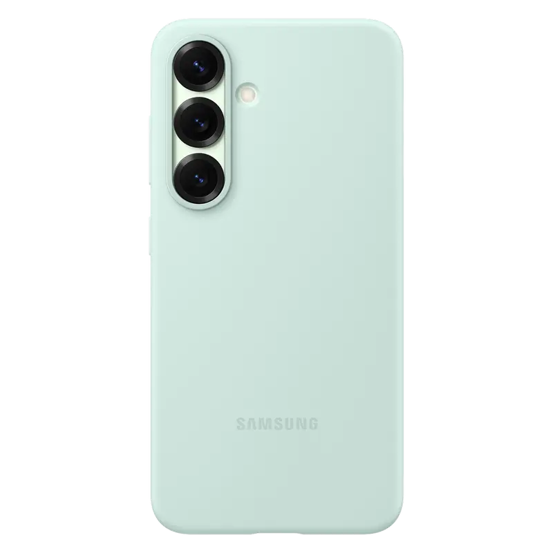 Чехол Samsung Silicone Cover для Galaxy S25, Мятный