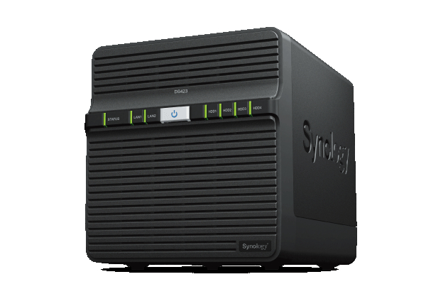 SYNOLOGY  "DS423", 4-bay, Realtek 4-core 1.7GHz, 2Gb DDR4, 2x1GbE