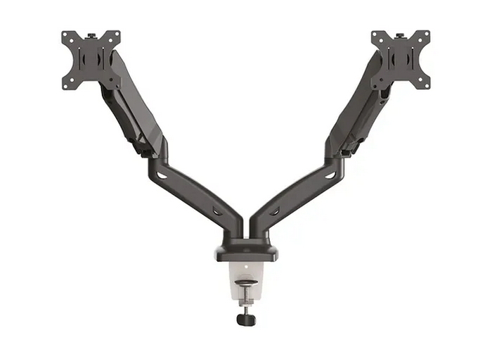 Table/desk stand for 2 monitors Barkan M142P, 13"-29" 75x75,100x100, up to 12kg