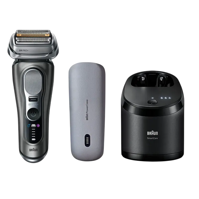 Электробритва мужская Braun Series 9 Pro+ 9675cc, Серебристый