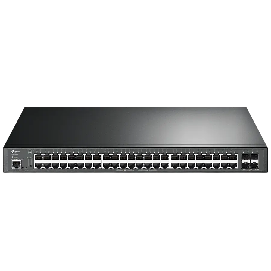 PoE коммутатор TP-LINK TL-SG3452XP, IEEE 802.3af/at