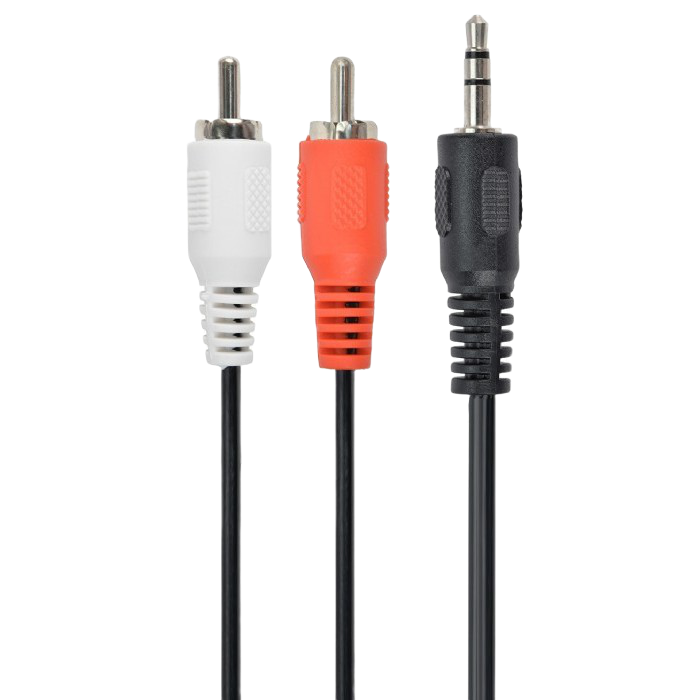 CCA-458/0.2    3.5mm stereo plug to 2 phono plugs 0.2 meter cable, Cablexpert