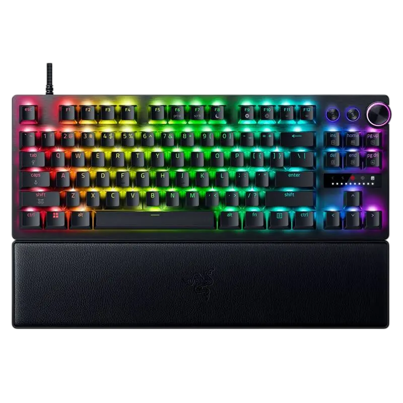 Клавиатура Razer Huntsman V3 Pro TKL 8KHz, Проводное, Чёрный