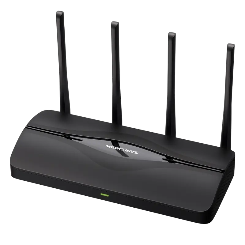 Беспроводной маршрутизатор MERCUSYS MR27BE, Wi-Fi, Чёрный