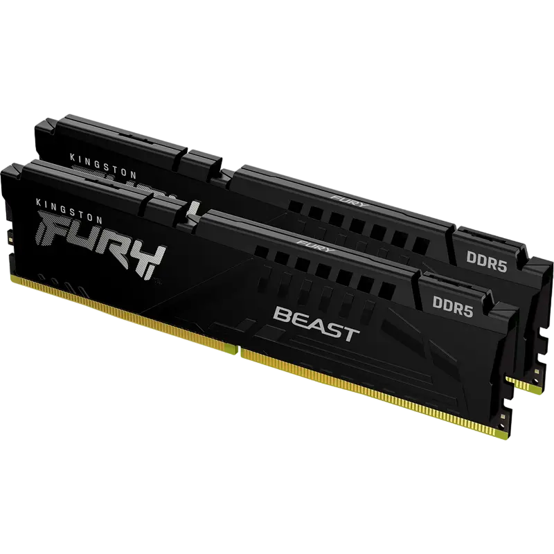 Оперативная память Kingston FURY Beast, DDR5 SDRAM, 5600 МГц, 16Гб, KF556C36BBEK2-16