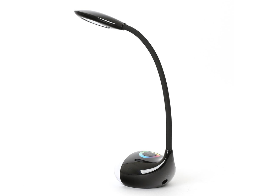 PLATINET DESK LAMP 6W + NIGHT LAMP COMPACT SIZE BLACK [44347]