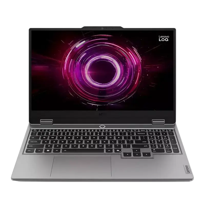 Игровой ноутбук 15,6" Lenovo LOQ 15ARP10E, Luna Grey, AMD Ryzen 5 150, 16Гб/512Гб, Без ОС