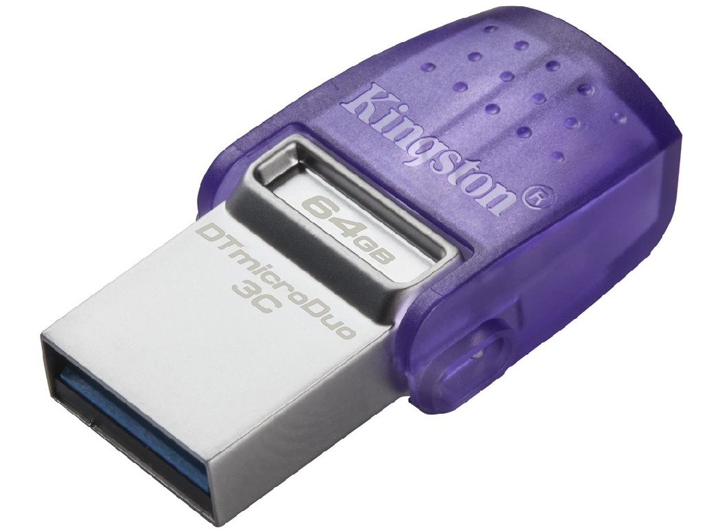  64GB USB3.2 Kingston DataTraveler microDuo 3C, Purple, USB-C + USB-A, Ultra-small (Read 200 MByte/s, клавиатуры ,мышки ,веб камера ,коврики ,флешки , 16gb, 32gb,64gb,128gb,256gb,512,microsd,sd