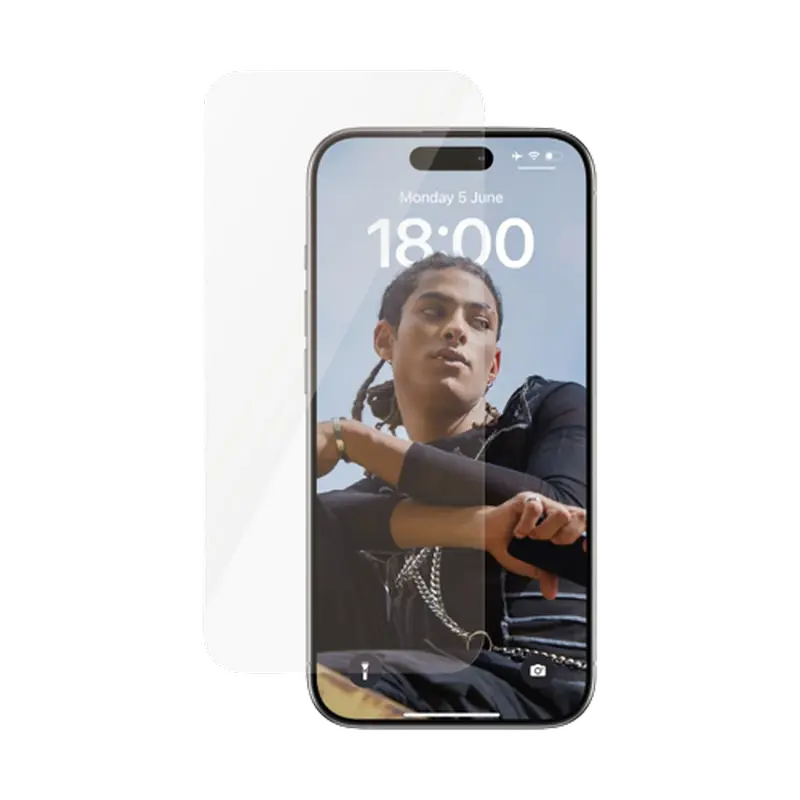 Защитное стекло PanzerGlass SAFE. UWF for iPhone 15 Pro, Прозрачный