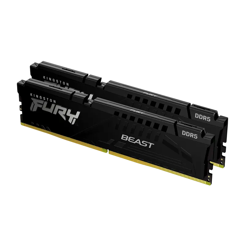Оперативная память Kingston FURY Beast, DDR5 SDRAM, 6000 МГц, 16 ГБ, KF560C36BBEK2-16