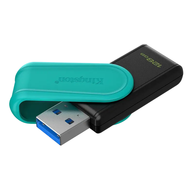 USB Flash накопитель Kingston DataTraveler Exodia S, 128Гб, Черный | Зелёный