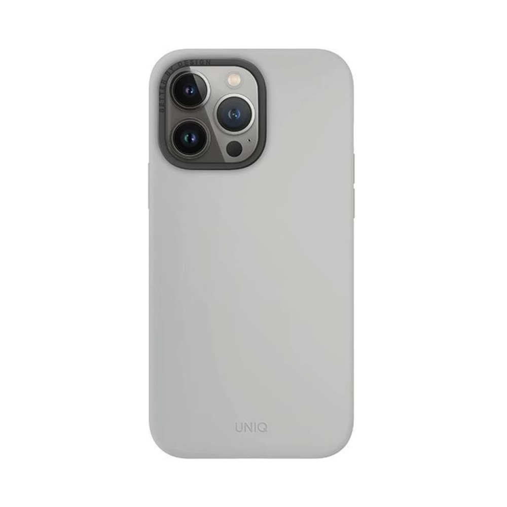 Uniq Case for iPhone 15 Pro Hybrid Magclik Charging Lino Hue, Grey