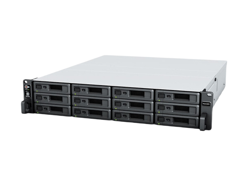 SYNOLOGY "RS2423RP+",12-bay, 4-core AMD Ryzen 3.35-3.6Ghz, 8Gb*1+1Slot, 1x10GbE, 2x1GbE, PCIe, 2xPSU