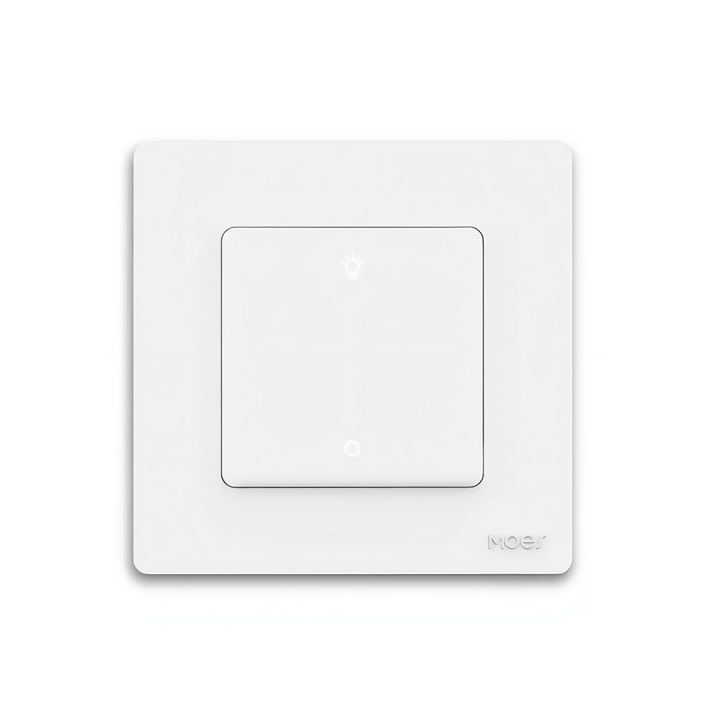 Moes Zigbee Star Ring Smart Dimmer Switch 1 Gang (Neutral Required), White