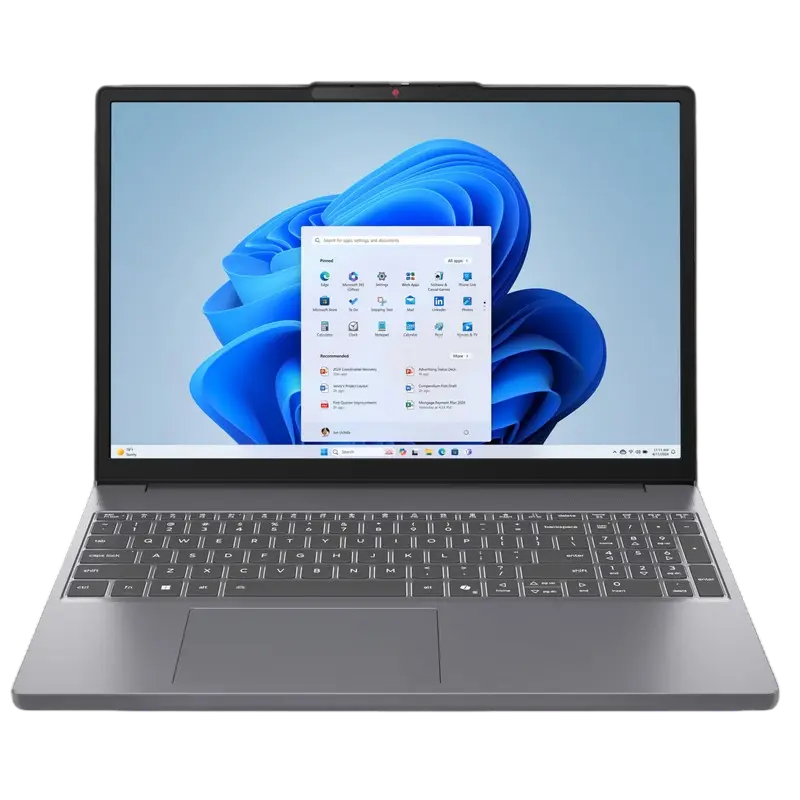 Ноутбук 15,3" Lenovo IdeaPad Slim 3 15IRH10, Luna Grey, Intel Core i7-13620H, 16Гб/1024Гб, Без ОС