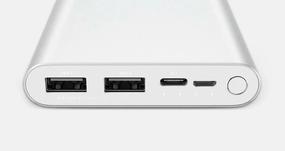 Xiaomi Mi Power Bank 3 10000 mAh 2xUSB Output 18W Type-C/MicroUSB Input, Blac, iphone, xiaomi, samsung, oppo, чехол, стекло