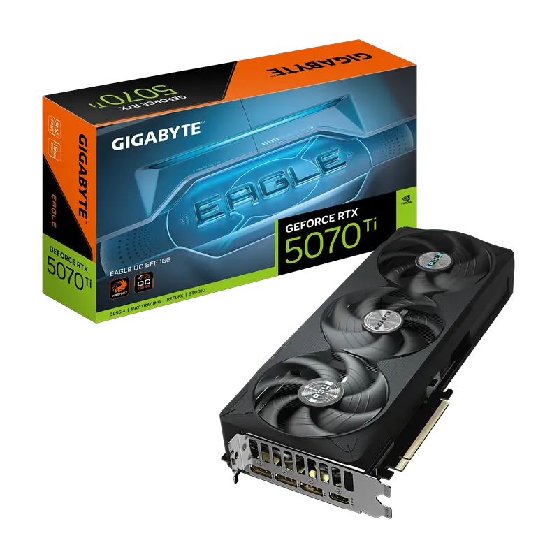 Видеокарта Gigabyte GV-N507TEAGLE OC-16GD, 16GB GDDR7 256бит
