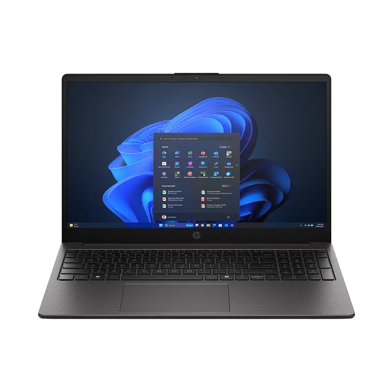 Ноутбук для бизнеса 15,6" HP 255R G10, Dark Ash Silver, AMD Ryzen 5 7535U, 16Гб/512Гб, FreeDOS