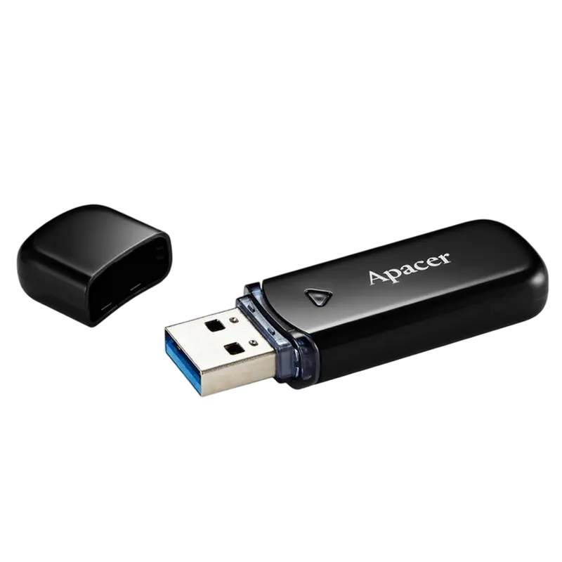 USB Flash накопитель Apacer AH355, 128Гб, Чёрный
