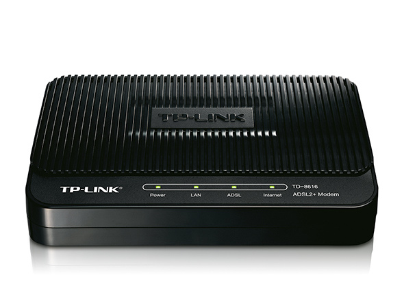 ADSL Modem TP-LINK "TD-8616",1xEthernet port, ADSL/ADSL2/ADSL2+, Splitter, Annex A