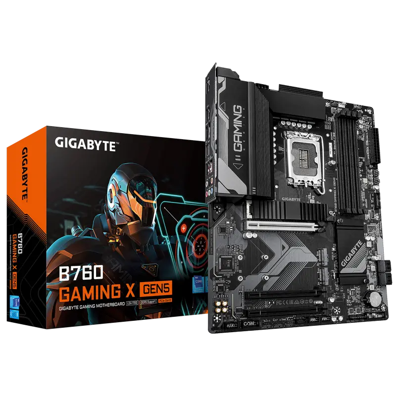 Материнская плата Gigabyte B760 GAMING X GEN5, LGA1700, Intel B760, ATX