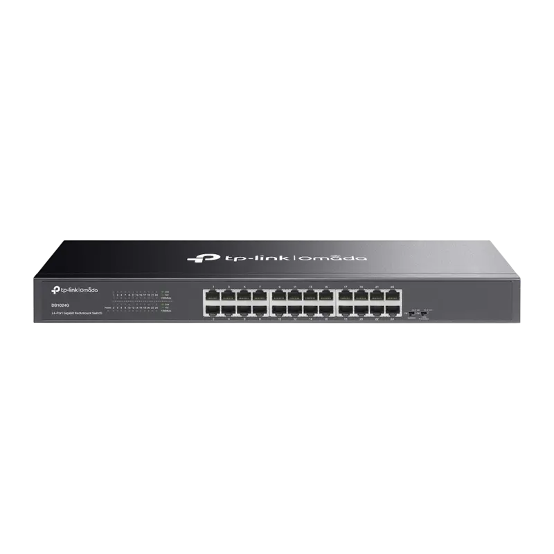 Сетевой коммутатор TP-LINK DS1024G, 24x 10/100/1000 Мбит/с