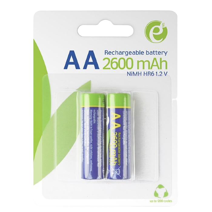 AA 2600mAh, Blister*2, Energenie, Ni-MH, EG-BA-AA26-01