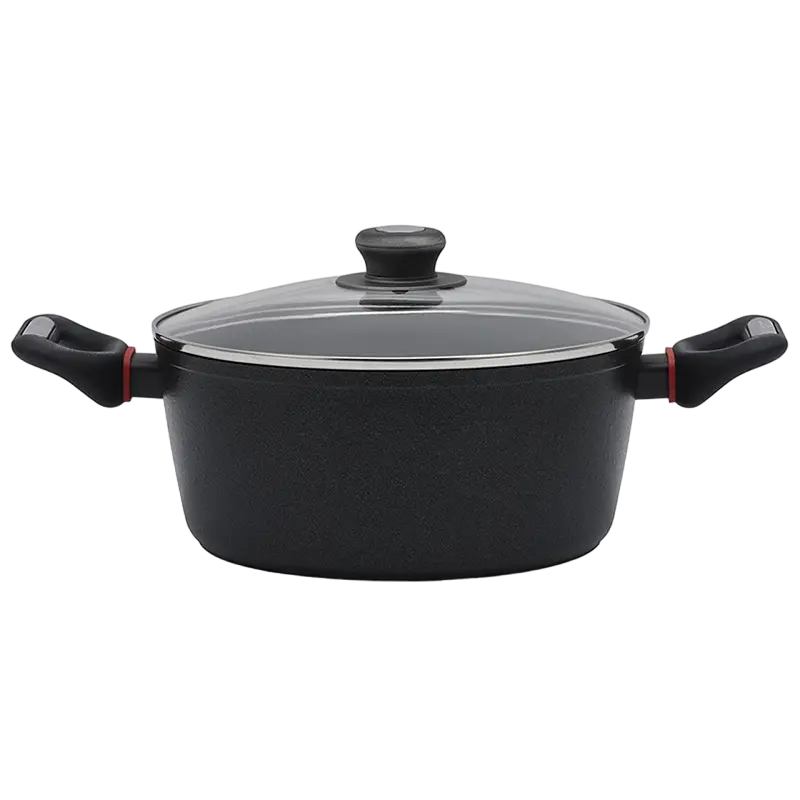 Кастрюля Polaris PRO collection-20C, 2,4л, 20см, Чёрный