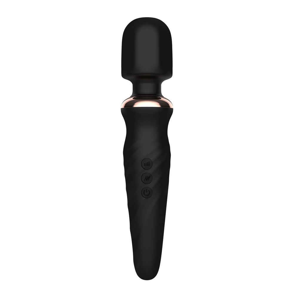 WINYI Cindy Wand Massager Vibration IPX6 5 Speed, Black