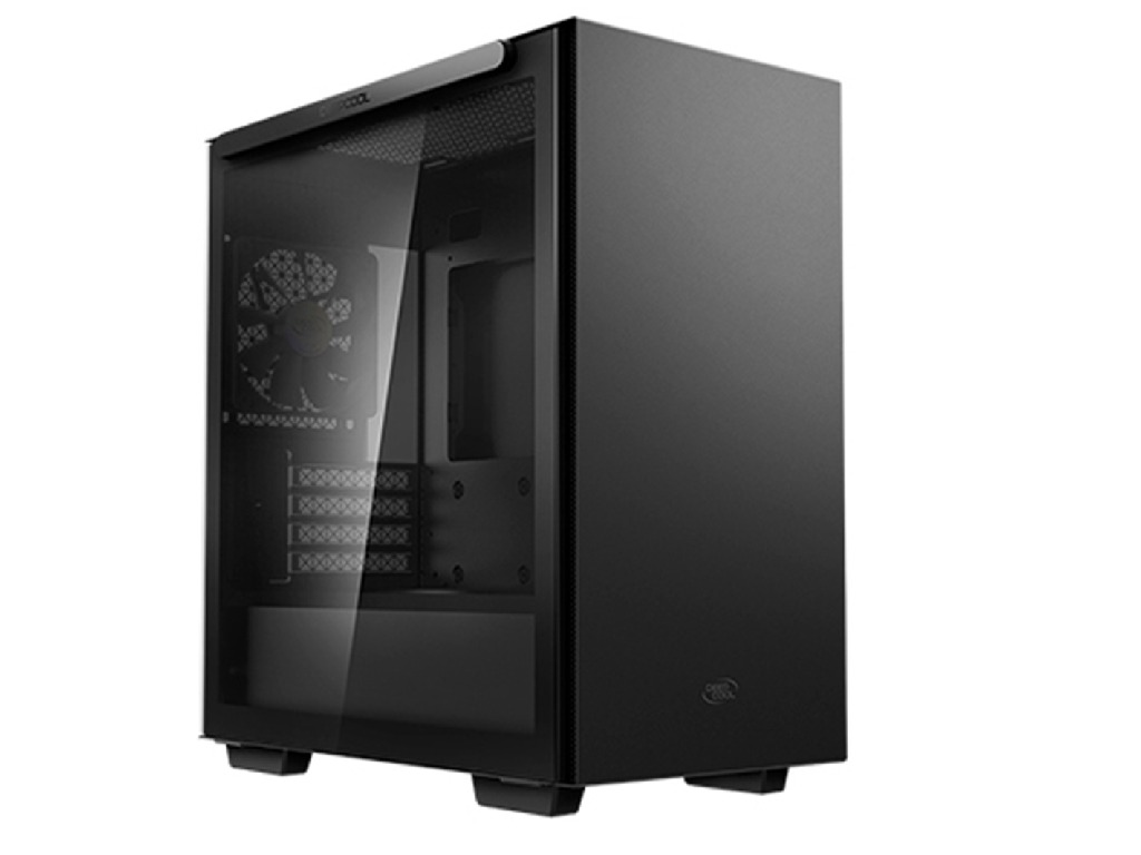 Case mATX Deepcool MACUBE 110, w/o PSU, 1x120mm,Tempered Glass,Magnetic Side Panels, 2xUSB3.0, Black,процессоры ,оперативная память, ssd, M2, hdd, кейсы