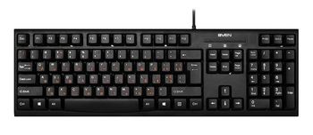 SVEN Multimedia KB-S300, Keyboard, Key calculator, USB, Black, клавиатуры ,мышки ,веб камера ,коврики ,флешки , 16gb, 32gb,64gb,128gb,256gb,512,microsd,sd