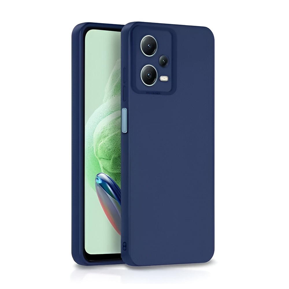 Helmet Case Liquid Silicone Redmi 12, Blue