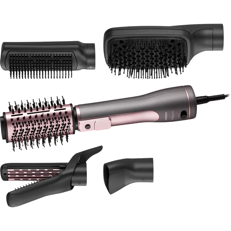 Фен-щётка Ardesto HD-CR300PT, 1200Вт, Серый | Розовый