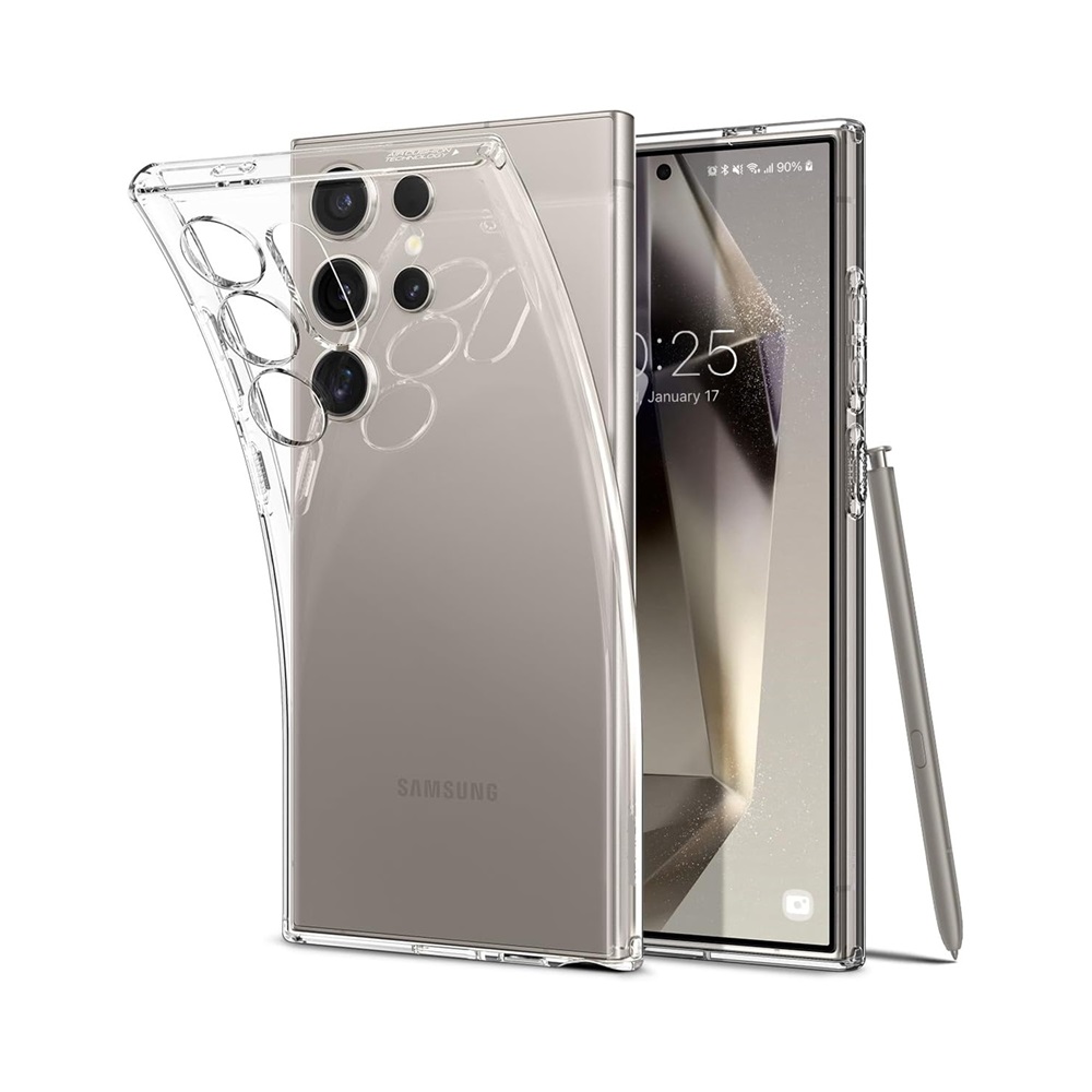 WOO Case Soft TPU Samsung Galaxy S24 Ultra, Clear