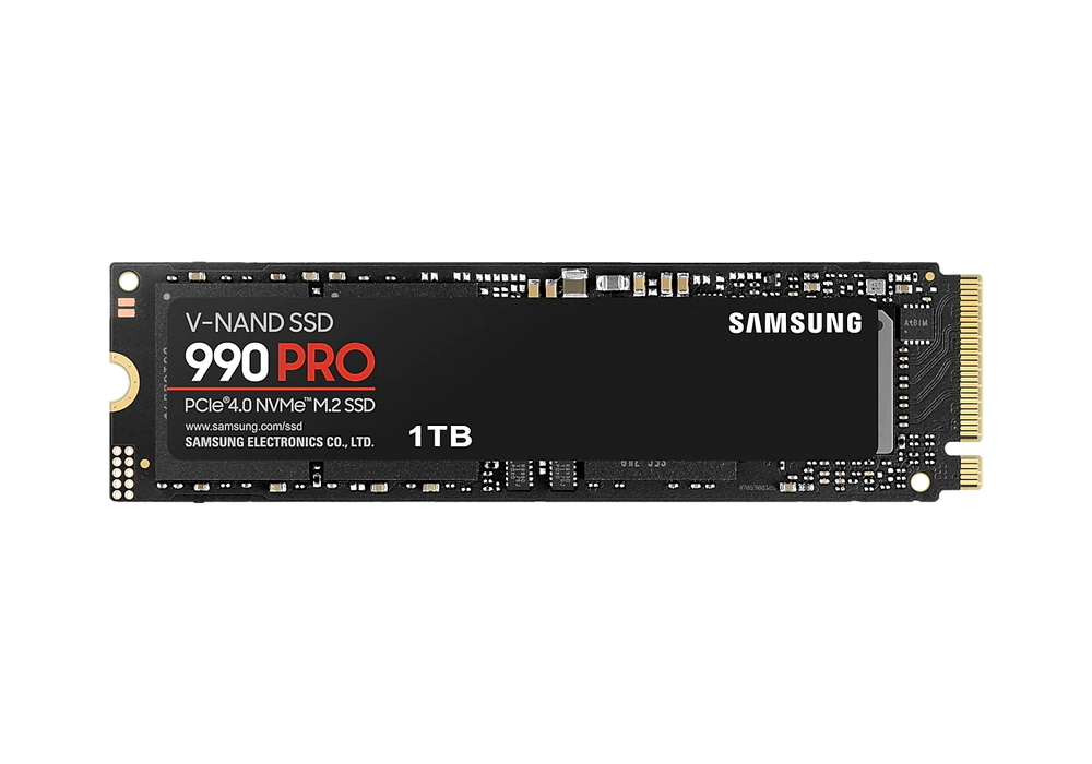 .M.2 NVMe SSD 1.0TB Samsung  990 PRO [PCIe 4.0 x4, R/W:7450/6900MB/s, 1200K/1550K IOPS, 600TB, 3DTLC