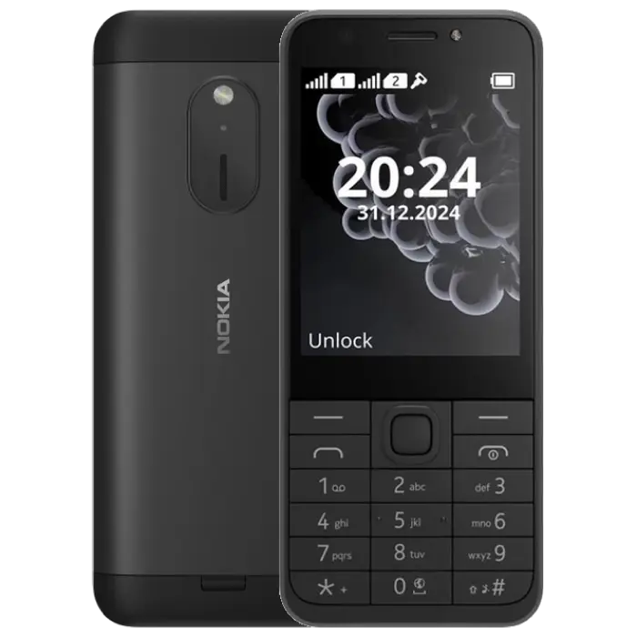 Мобильный телефон Nokia 230 (2024), Чёрный