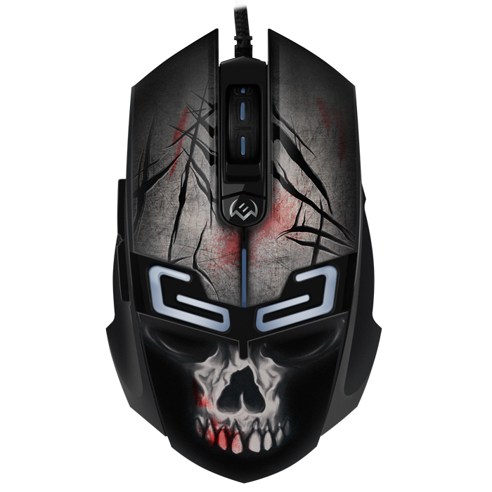 Gaming Mouse SVEN RX-G805, 500-8000 dpi, 6 buttons, 149g., Ambidextrous, Programmable, RGB, 1.8m, US