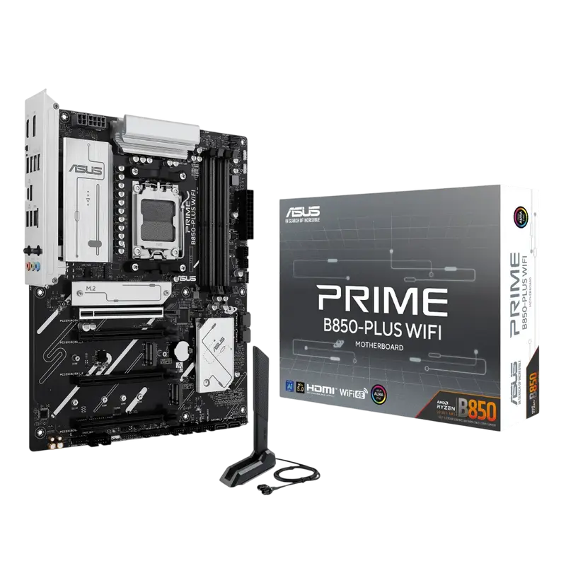 Материнская плата ASUS PRIME B850-PLUS WIFI, AMD B850, ATX