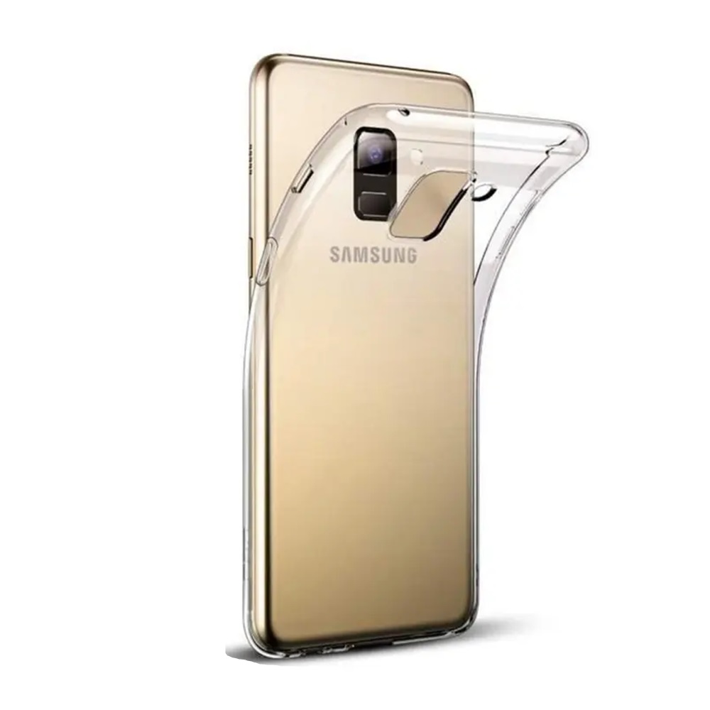 Helmet Case TPU Samsung A8 (2018), Clear
