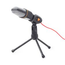 Gembird MIC-D-03 Desktop microphone with a tripod, Frequency: 100 Hz - 16kHz, Sensitivity: - 62 