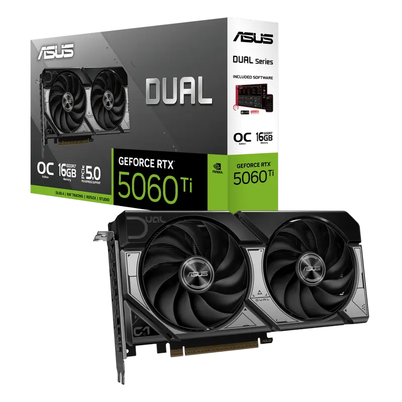 VGA ASUS RTX5060Ti 16GB GDDR7 Dual OC 