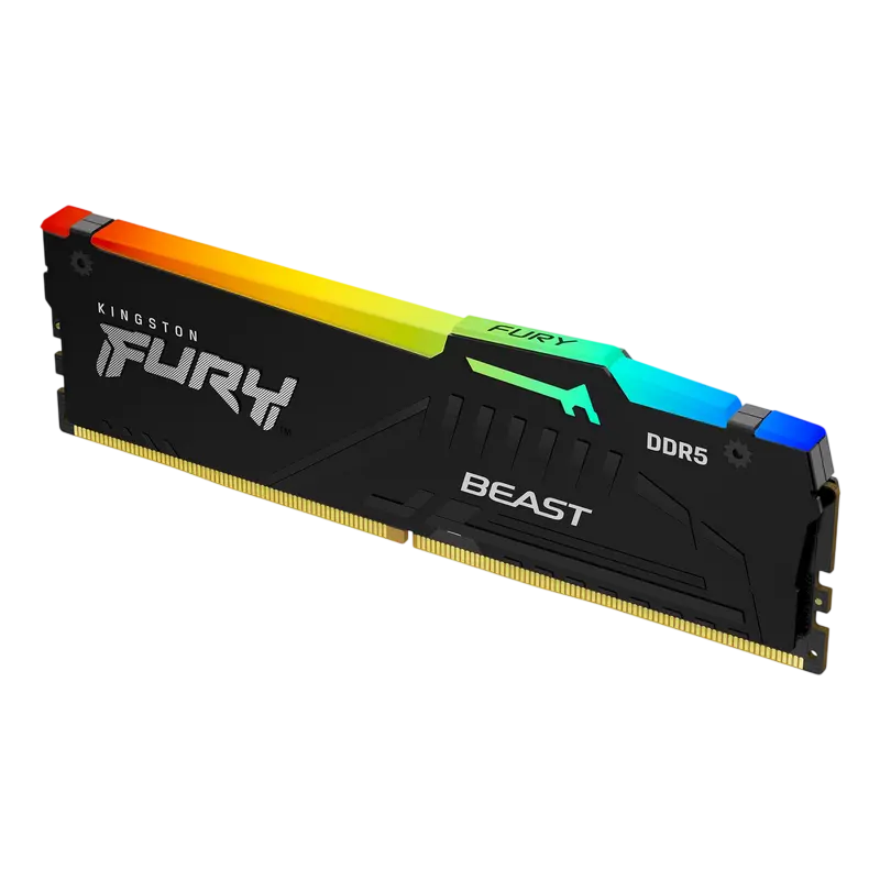 Оперативная память Kingston FURY Beast RGB, DDR5 SDRAM, 6000 МГц, 8 ГБ, KF560C36BBEA-8
