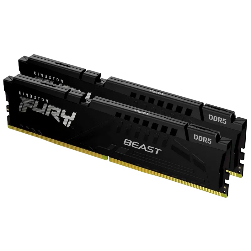 Оперативная память Kingston FURY Beast, DDR5 SDRAM, 6000 МГц, 64Гб, KF560C36BBEK2-64