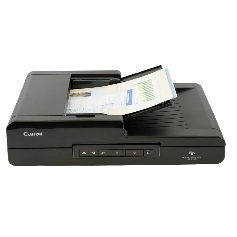 Планшетный сканер Canon imageFORMULA DR-F120, A4, Чёрный