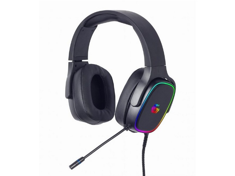  Gaming Headset GMB GHS-SANPO-S3, 50mm driver, 20-20kHz, 32 Ohm, 105db, 370g., Virtual 7.1, RGB, 2,2
