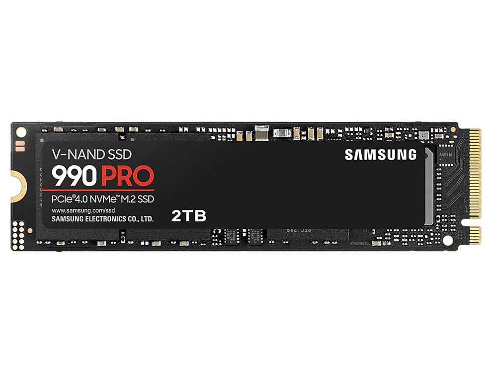 .M.2 NVMe SSD 2.0TB Samsung  990 PRO [PCIe 4.0 x4, R/W:7450/6900MB/s, 1400K/1550K IOPS, 1.2PB, 3DTLC