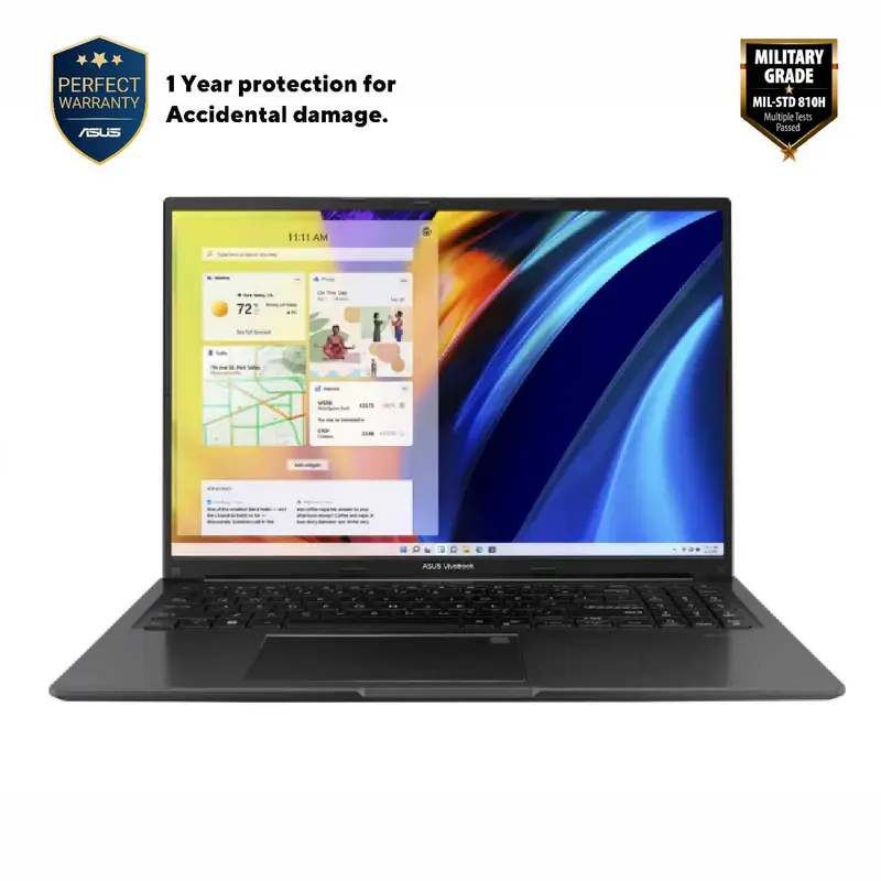 Ноутбук 16" ASUS Vivobook 16 X1605VA, Indie Black, Intel Core i5-13420H, 16Гб/512Гб, Без ОС