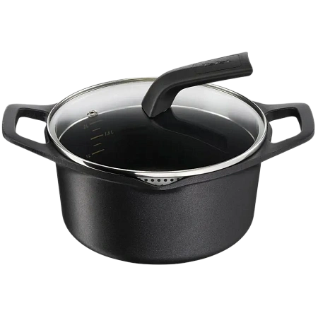 Кастрюля Tefal E2494444, 2,8л, 20см, Чёрный Кастрюля Tefal E2494444, 2,8л, 20см, Чёрный