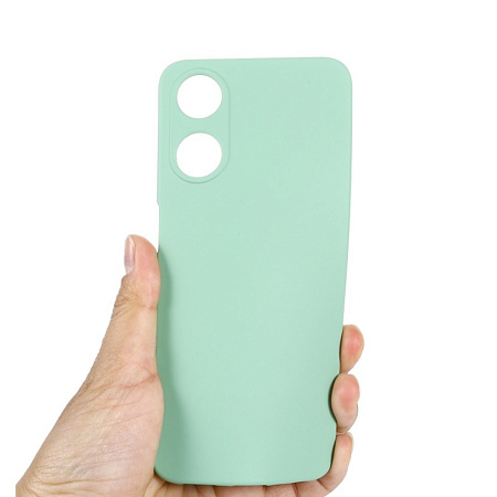 Helmet Case Liquid Silicone Oppo A58, Green Helmet Case Liquid Silicone Oppo A58, Green